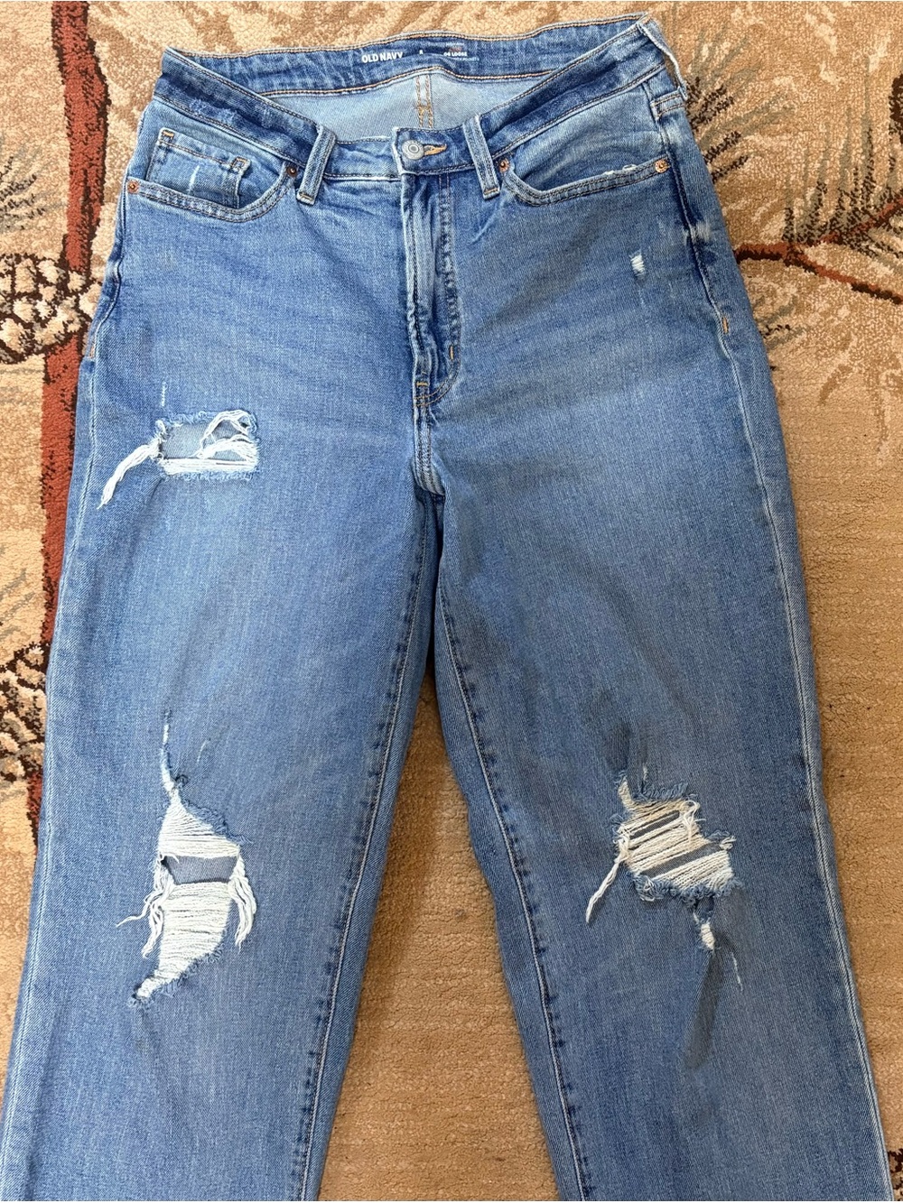 Old Navy Curvy High-Waisted Loose Jeans
